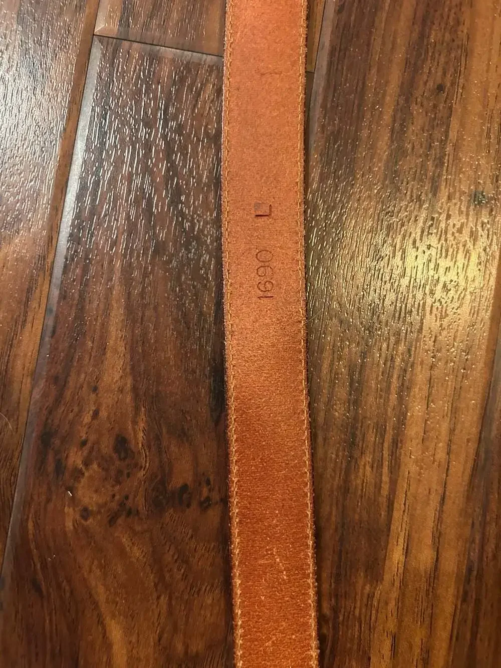 Vintage Dockers Brown Leather Belt Size L w/Leather Buckle and Colorful Tassels